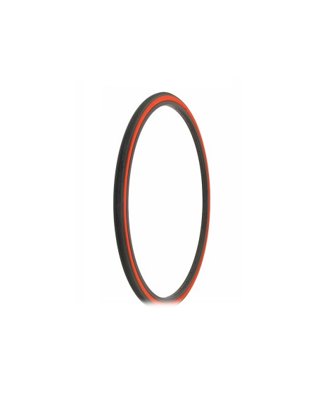 Tire 27 x 1 1/4 Black/Red Side Wall HF-156.